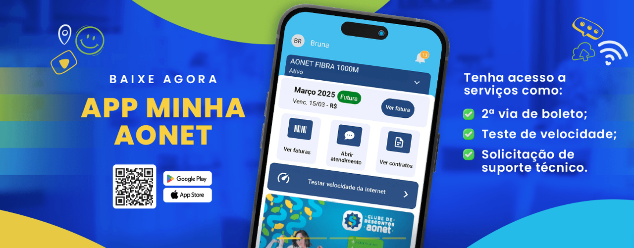 Baixe agora o App Minha Aonet
