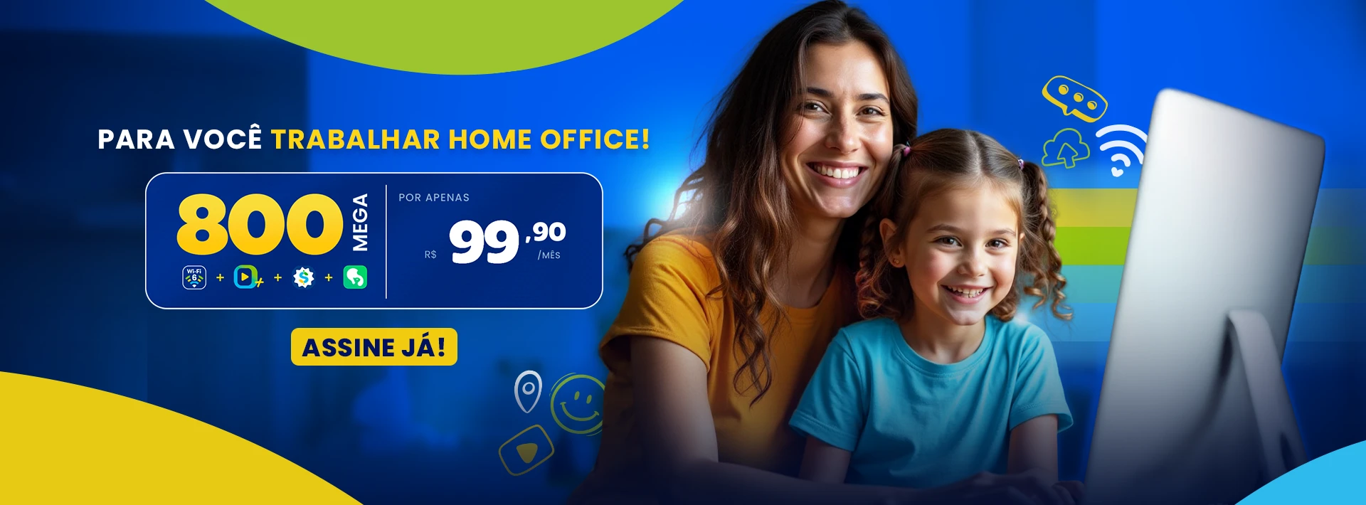 Plano Aonet de 800 Mega por R$ 99,90 por mês